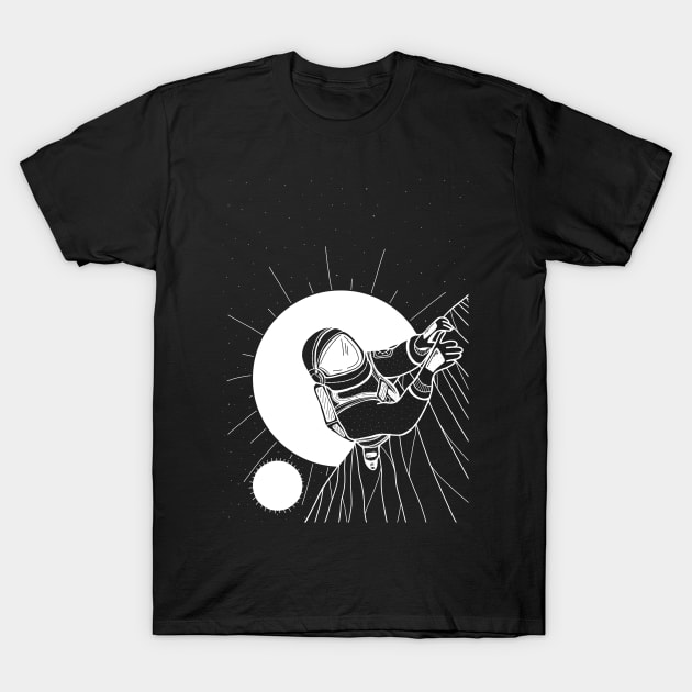 Space climb T-Shirt by Swadeillustrations